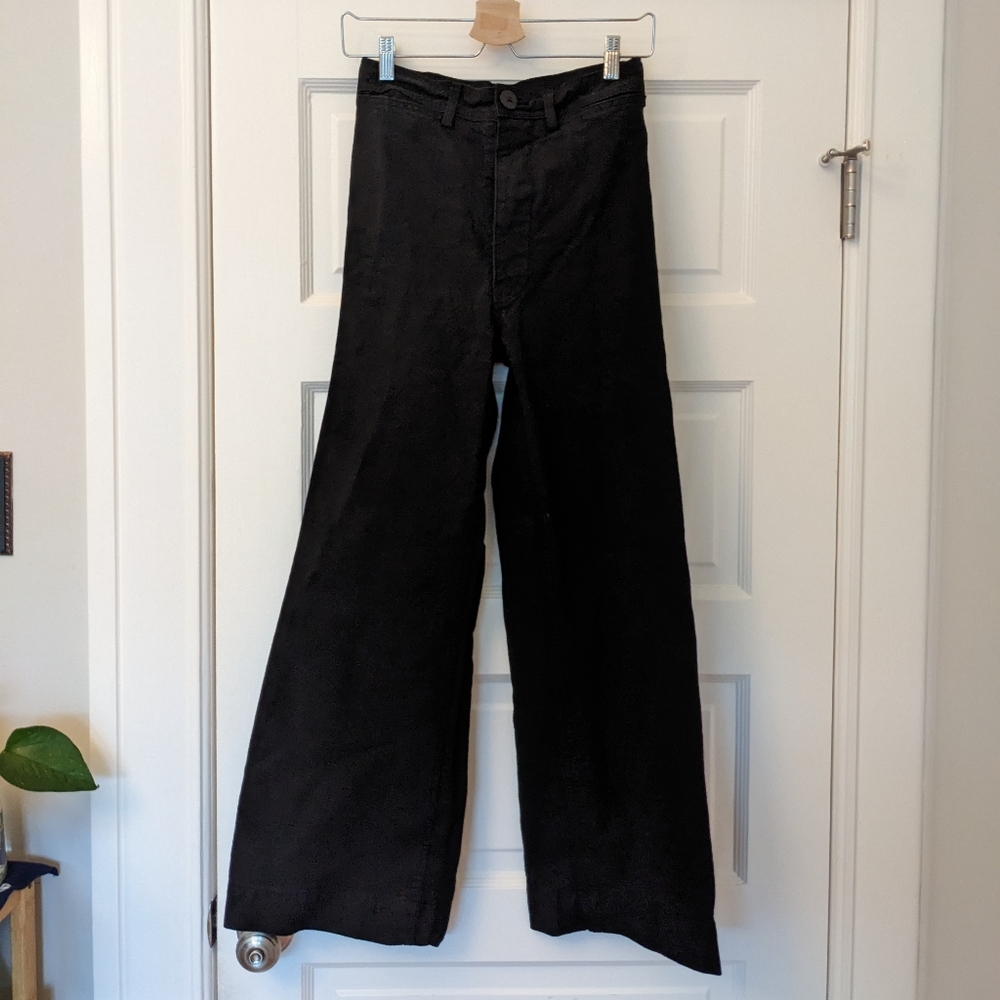 Jesse Kamm Wide Leg Pants in Black